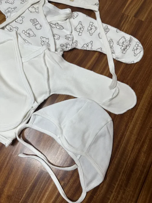 BABYWAY Распашонки для новорожденных, белый, фото 3
