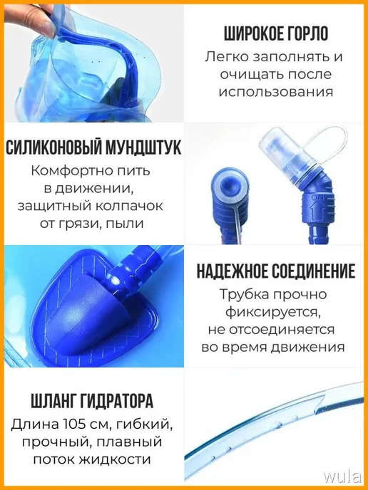 Гидратор для питьевой системы 1.5 л, 1,5 л, фото 4