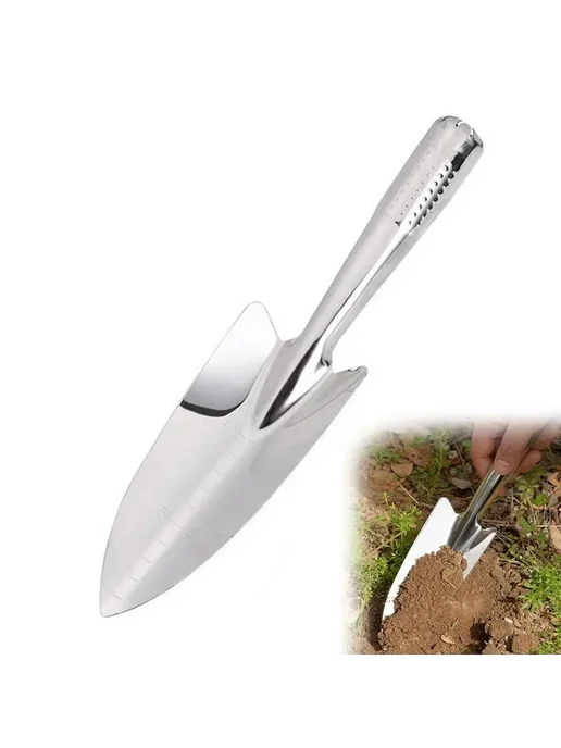 Совок садовый Нержавеющая сталь, вариант, фото 4