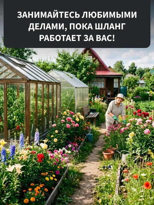 Шланг для капельного полива 15 м, 15 м, фото 5