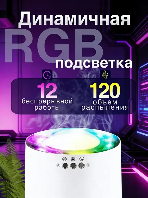 Увлажнитель воздуха для дома бесшумный Снимает сухость, белый, фото 8
