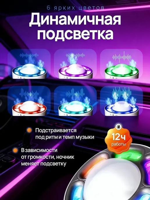 Тихий увлажнитель воздуха для комнат от сухости, белый, фото 7