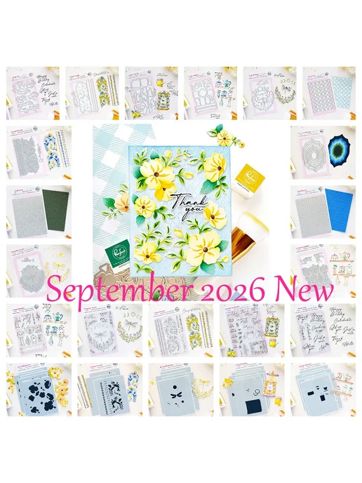 Нет бренда Набор для скрапбукинга "Pink Fresh September 2026" P0886-P08, розовый, фото 2