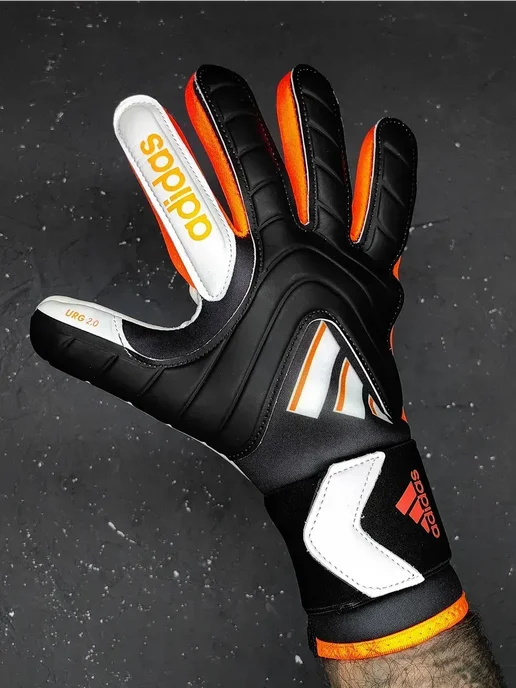 adidas Перчатки вратарские размер, черный, фото 2