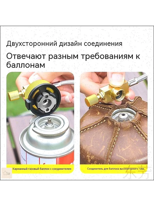 Качественная портативная горелка с инфракрасным пламенем и, черный, фото 3