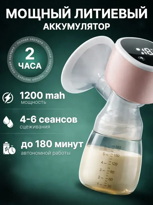 Молокоотсос электрический беспроводной, вариант, фото 5