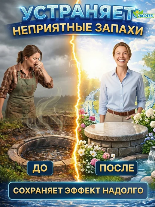 Нет бренда Бактерии для септиков и выгребных ям - ЭКО СЕПТИК, вариант, фото 2