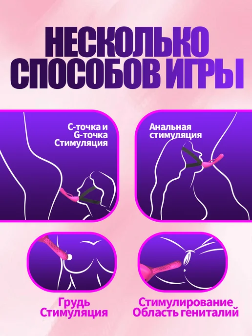Вибрирующие дилдо,вибратор,С 10-частотной вибрацией + дистан, фиолетовый, фото 7