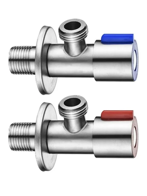 GEBERT INOX GB54897.1 комплект угловых кранов 12 для гибкой, вариант, фото 3
