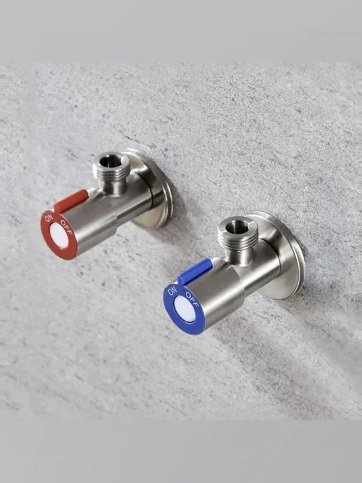GEBERT INOX GB54897.1 комплект угловых кранов 12 для гибкой, вариант, фото 4