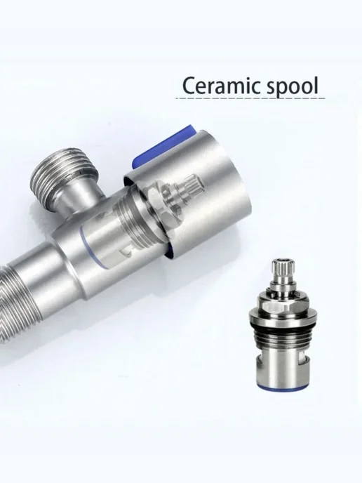 GEBERT INOX GB54897.1 комплект угловых кранов 12 для гибкой, вариант, фото 7