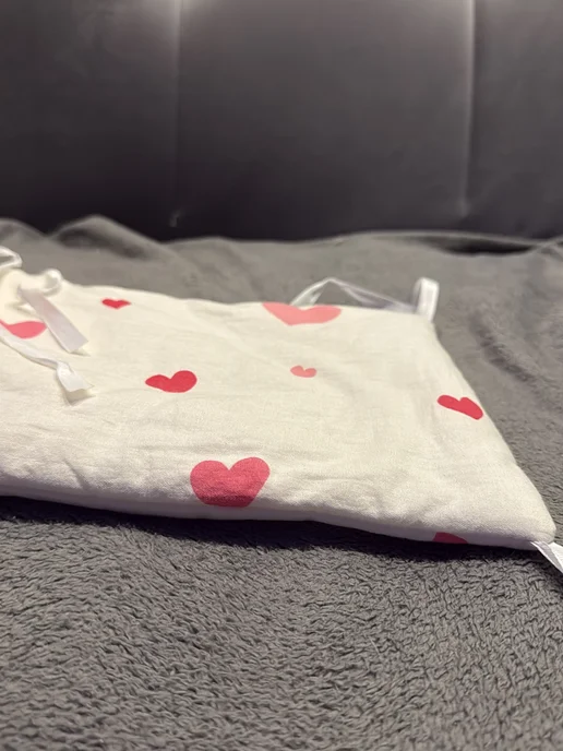 baby22 Сплошной детский бортик в кроватку новорожденным, белый, в упаковке 400 г, фото 3