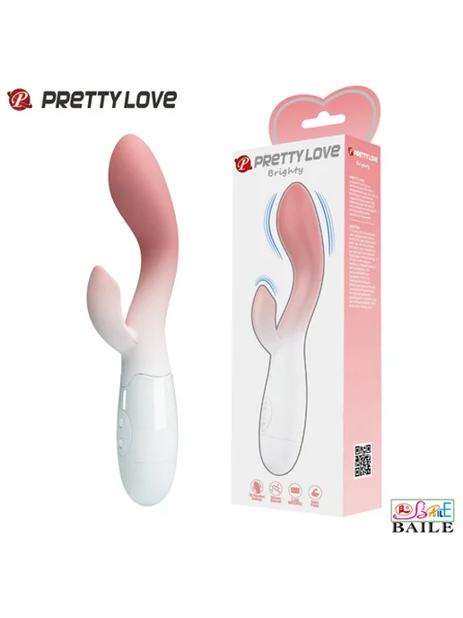 Baile Pretty Love Вибратор Brighty, розовый градиент 20 см х, розовый