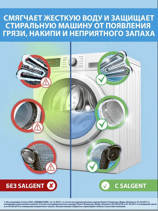 Средство для смягчения воды и предотвращения образования в, вариант, фото 3
