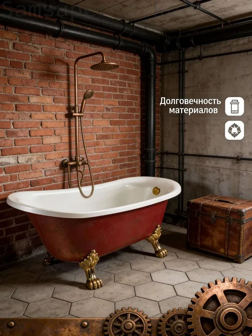 Дизайнерские ножки для ванны декоративные защита от ржавчи, вариант, фото 3