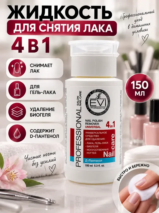 Далиль универсальное средство для удаления лака,гель лака, 150 мл, фото 2