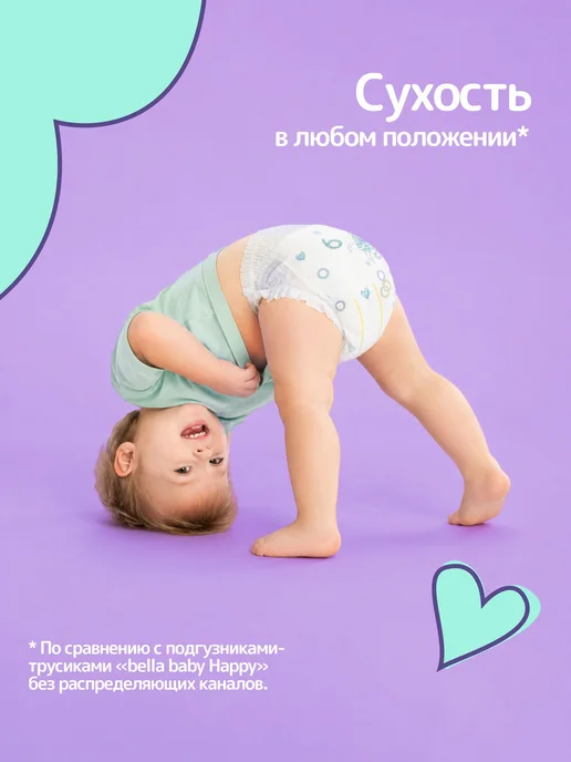 Подгузники трусики 6 размер bella baby Happy Pants, от 16 по, вариант, фото 3