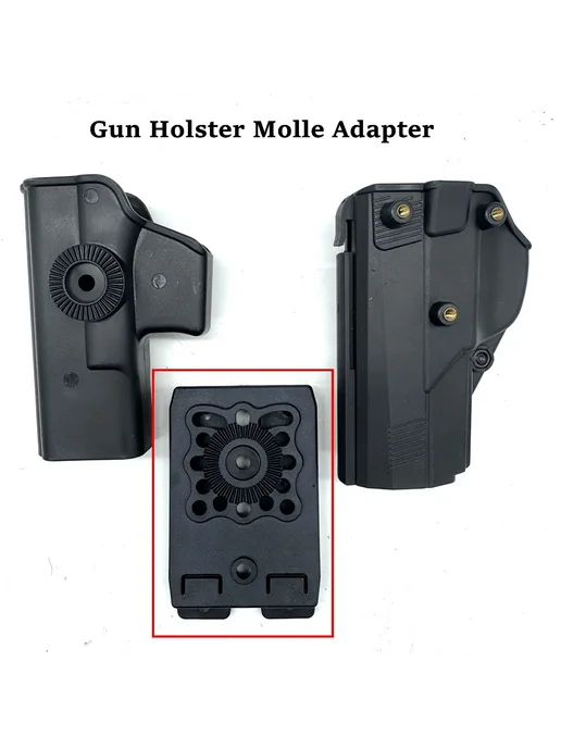 Адаптер Molle для IMI BH, черный, пластик 3pcs, 2 шт, фото 2