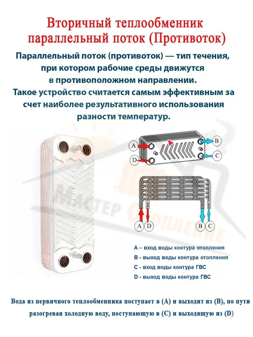 Теплообменник ГВС 160мм 12пл 17b1901230 Baltgaz Baxi, вариант, фото 7