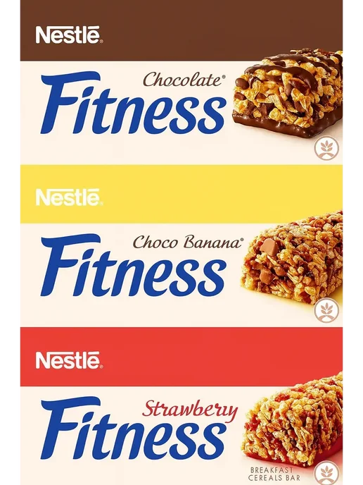 Nestle Шоколадные батончики Fitness микс 3 вкус 6шт по 23.5г, 6 шт, 23,5 г, фото 2