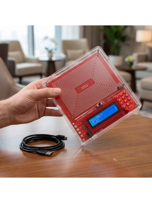 Генератор Шуманских частот с LCD, настройка 0 01-99999Hz, вариант, фото 4