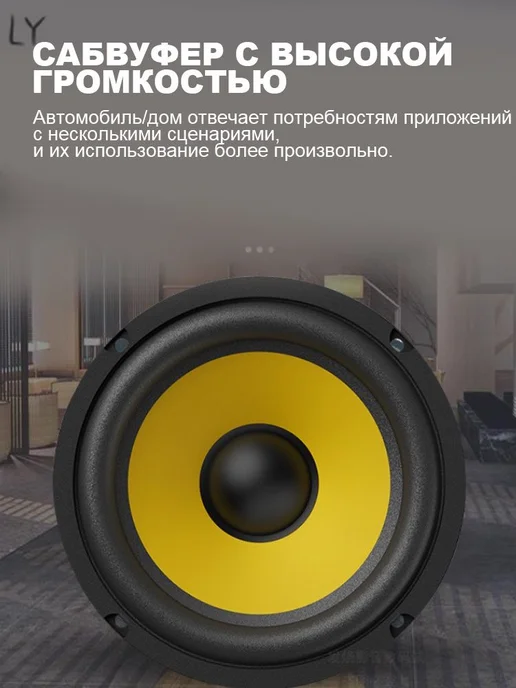 Сабвуфер автомобильный с охлаждением 16 см, вариант, фото 7
