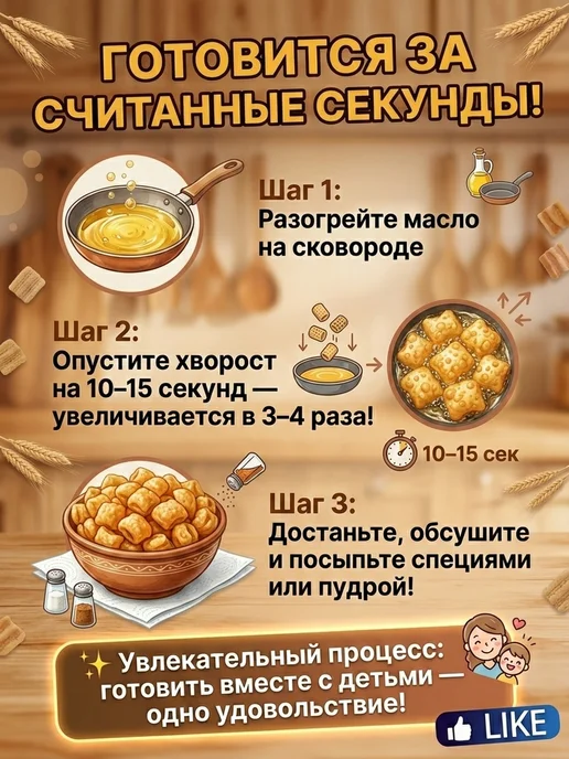 Qualty day Хворост для жарки снэк, вариант, фото 3