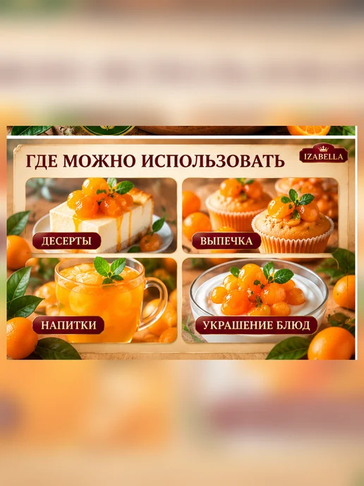 Izabella Кумкват в сиропе 500 гр, 1 кг, фото 2
