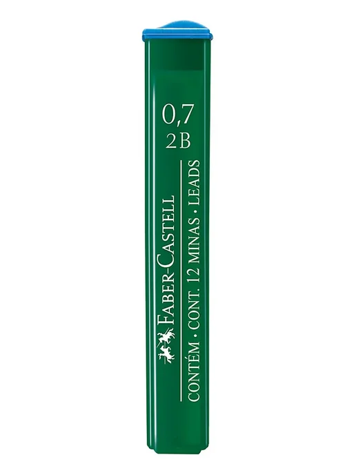Faber-Castell 10уп. Грифели для механических карандашей 0,7 мм 2B, 12 шт, 12 шт, фото 2