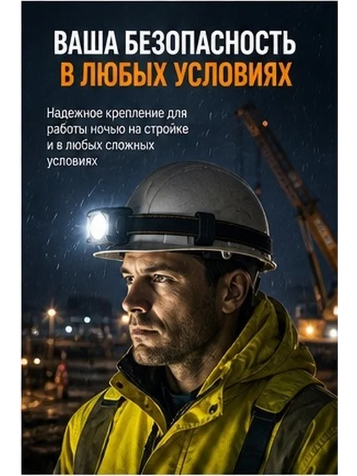 Набор из 8 пластиковых клипс для налобного фонаря на каску, вариант, фото 3