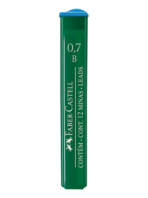 Faber-Castell 10уп. Грифели для механических 0,7 мм B, "Polymer" 12 шт, 12 шт, фото 2