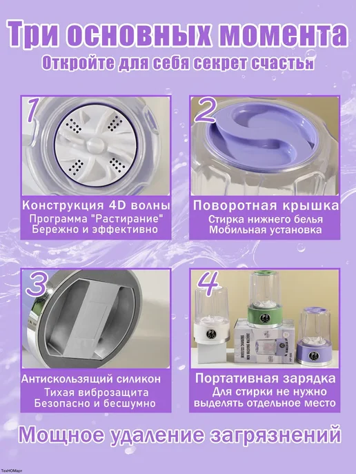 Портативная стиральная машинка, вертикальная загрузка, 12 л, 12 л, фото 5