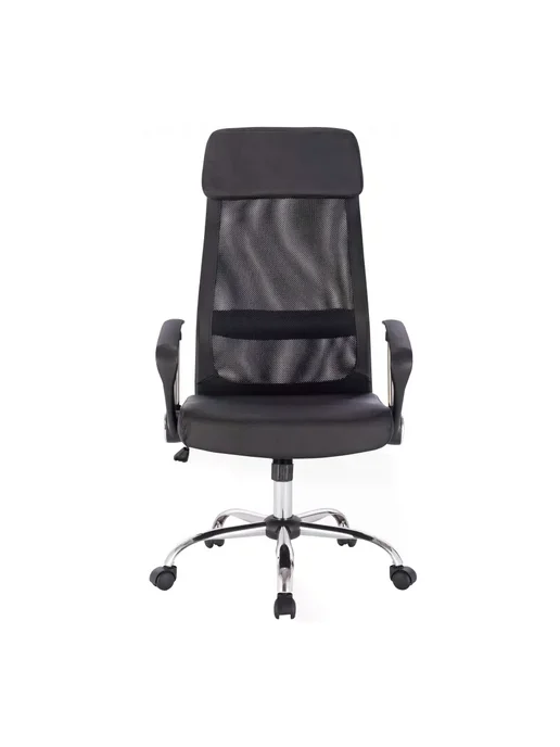 Кресло BN_Sp_EChair-589 TPU сетка кожзам черный, хром, черный, фото 2