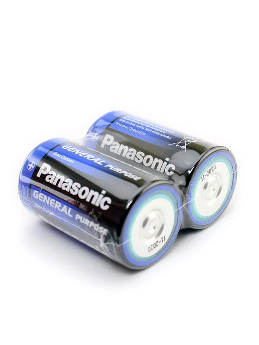 Солевая батарейка Panasonic R20 (D), 1.5 В, 2 шт, 2 шт, фото 2