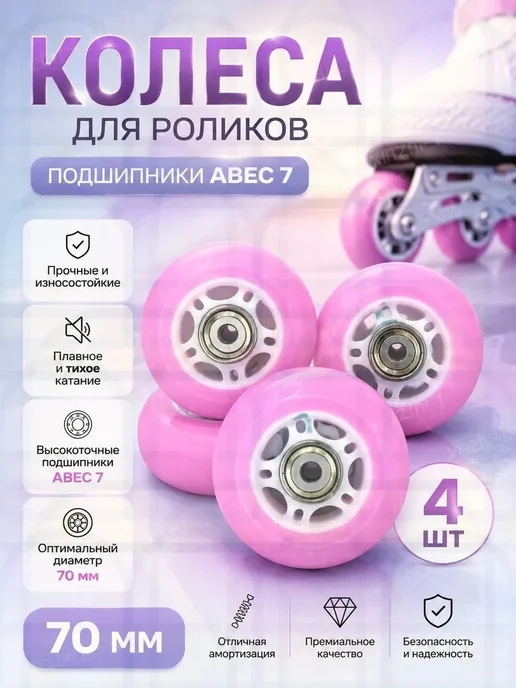 Колеса для роликов 70 мм, 70 мм