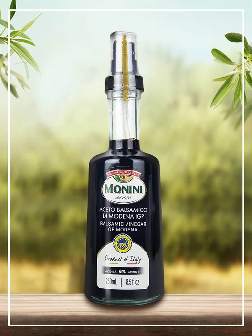 Monini Уксус бальзамический спрей Aceto Balsamico di Modena, 500 мл, фото 4