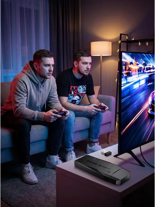 Игровая приставка LITE, 64 ГБ, 20 000 ретро-игр, 2 геймпада, 64 ГБ, фото 3