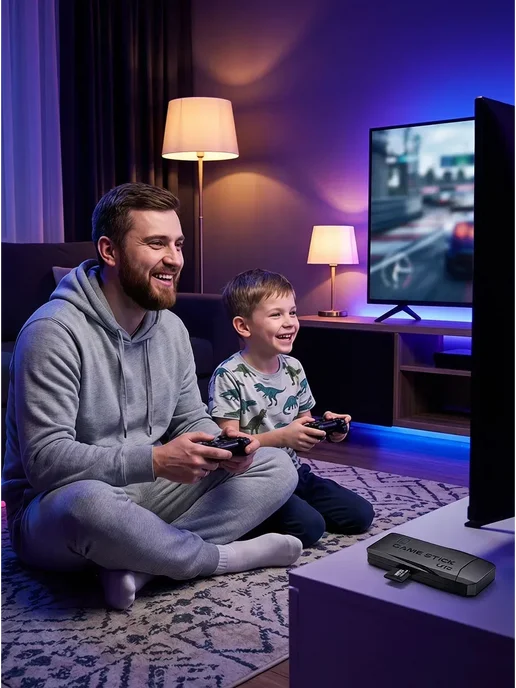 Игровая приставка LITE, 64 ГБ, 20 000 ретро-игр, 2 геймпада, 64 ГБ, фото 5