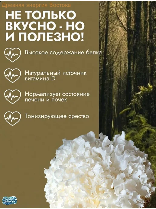 Грибы сушеные Древесные 101г. 1шт, 101 г, 1 шт, фото 2