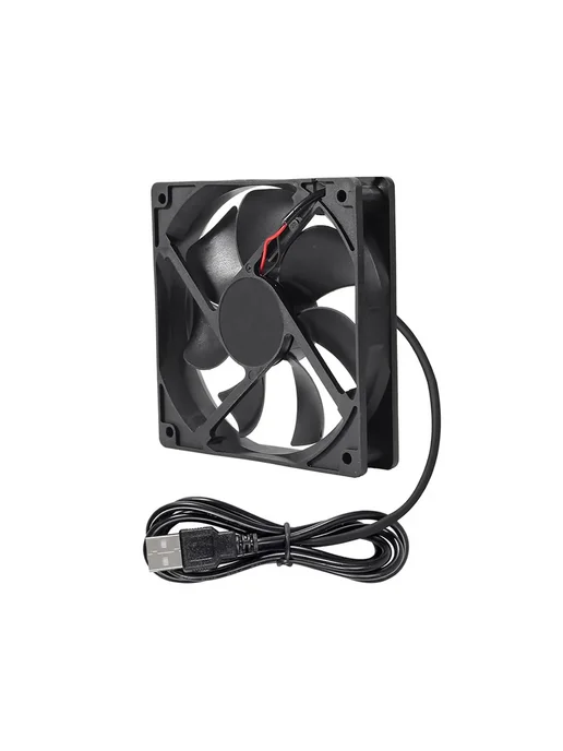 Нет бренда Кулер 12025 для ПК 120 мм, бесщеточный, USB 5В 12В 24В 2PCS, 2 шт, фото 3