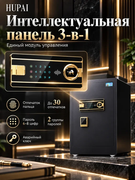 HUPAI Электронный сейф с кодовым замком 590*400*360mm, 590x400, фото 4