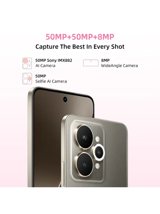Смартфон realme 15 12/256 ГБ, белый, фото 3