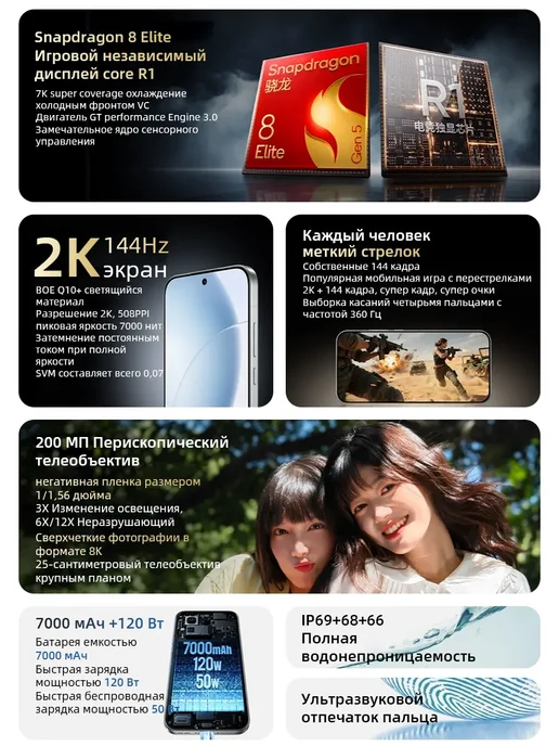 Смартфон realme Gt 8PRO 12/256 ГБ, голубой, фото 3