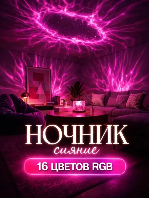 Ночник звездное небо подарок Новый год 2027, вариант