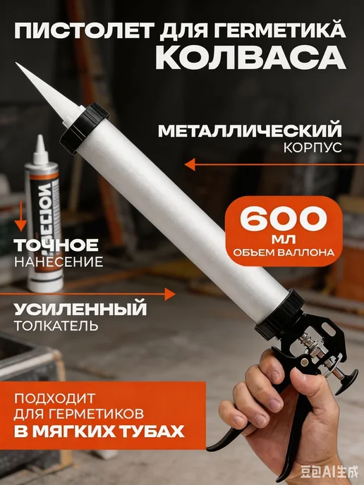 Пистолет для герметика, вариант