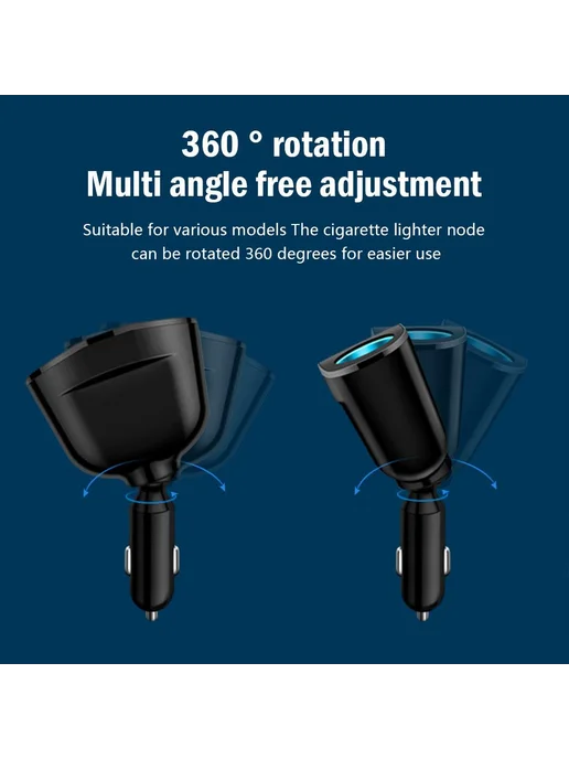 USB зарядка для авто 2USB 120W, 120 Вт, фото 8
