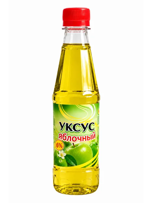 Сибирский уксус Уксус яблочный (зеленое яблоко) 6 %, 1 шт, 8 шт, фото 3
