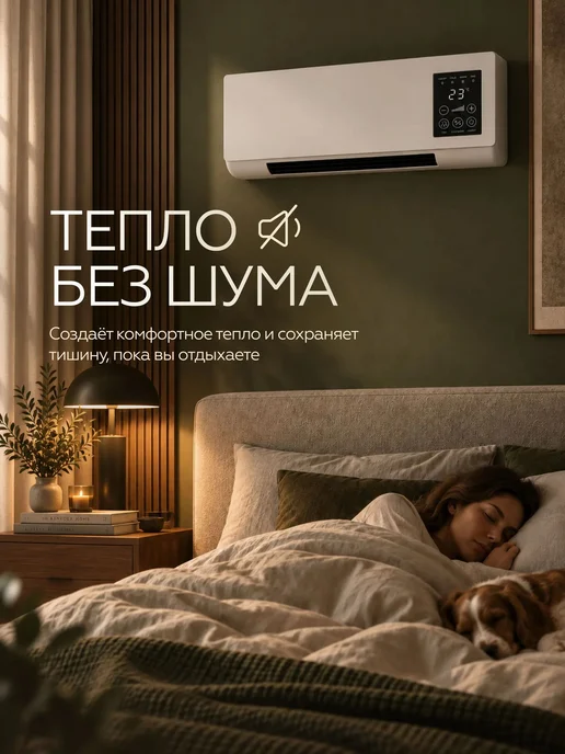 Обогреватель для дома электрический 2 в 1, тепловентилятор, вариант, фото 2