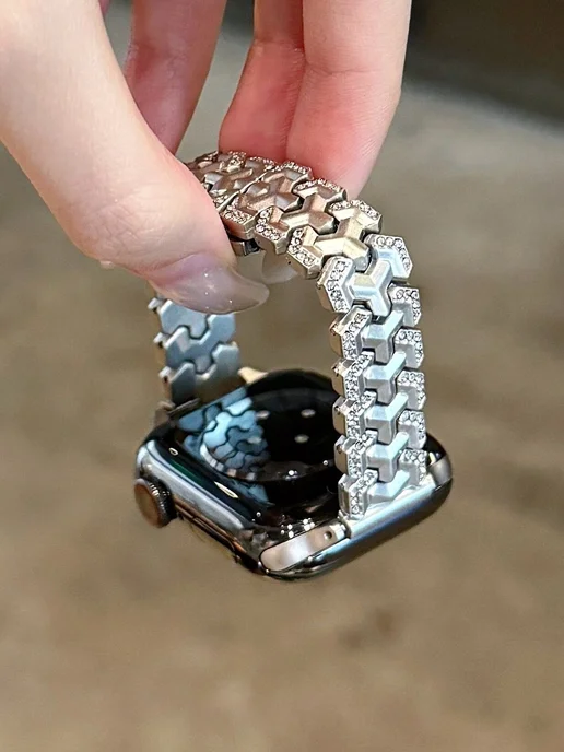 NEBRIS Ремешок для Apple Watch 38 40 41 MM, серый, фото 2