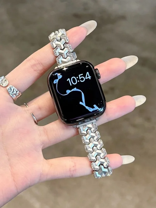NEBRIS Ремешок для Apple Watch 38 40 41 MM, серый, фото 3